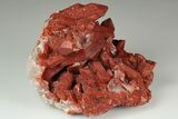 Natural Red Quartz Crystal Cluster- Morocco #190155-2